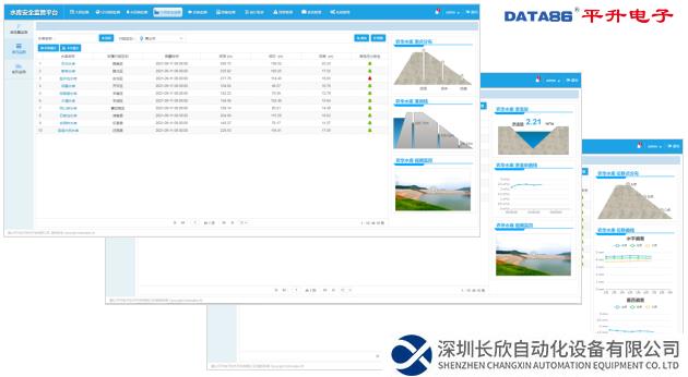 滲流數(shù)據(jù)與水位、降雨等環(huán)境量形成及時(shí)聯(lián)動(dòng)反應(yīng)，建立多種預(yù)警機(jī)制；根據(jù)測(cè)值變化，形成時(shí)、日、月、年統(tǒng)計(jì)報(bào)表；結(jié)合示意圖直觀展示各類數(shù)據(jù)變化趨勢(shì)，及時(shí)發(fā)現(xiàn)安全隱患